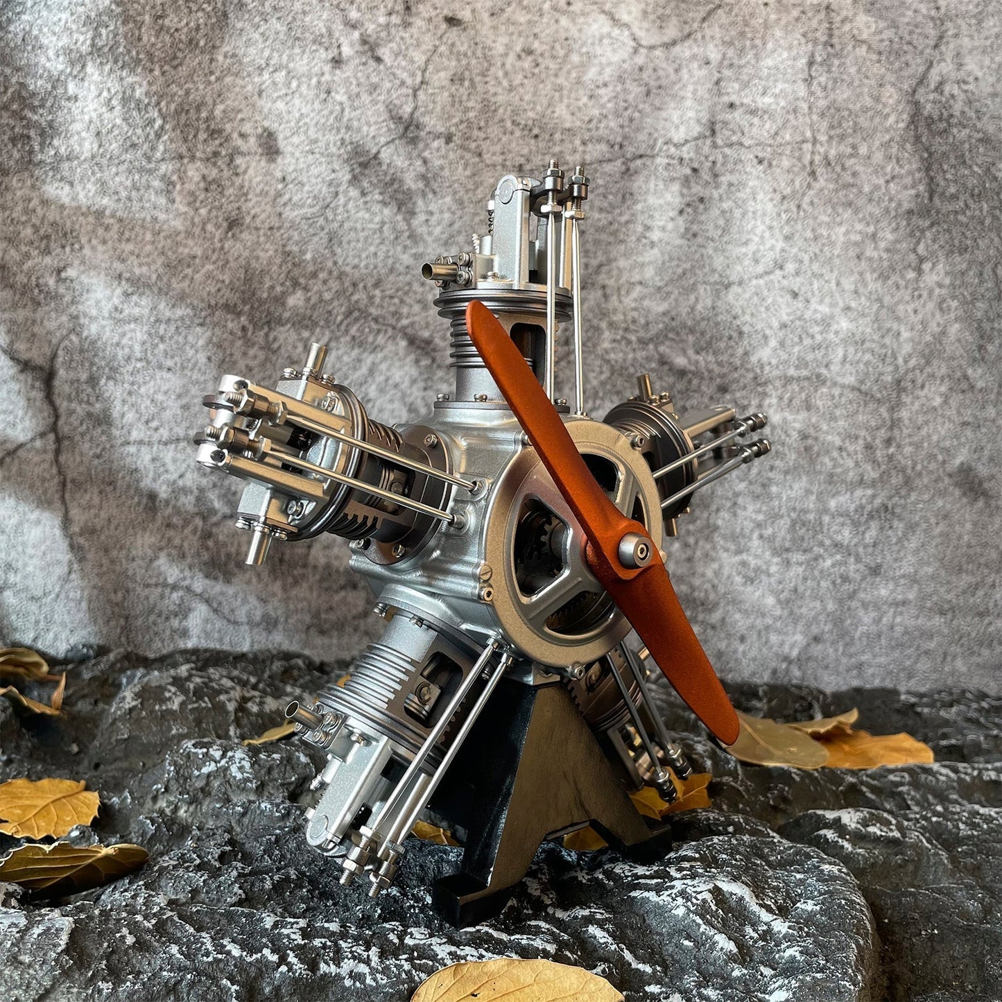 5 Cylinder Radial Engine Model Kit that Works - Build Your Own Radial Engine - TECHING 1: 6 Full Metal Radial Engine Model Kit 230+Pcs