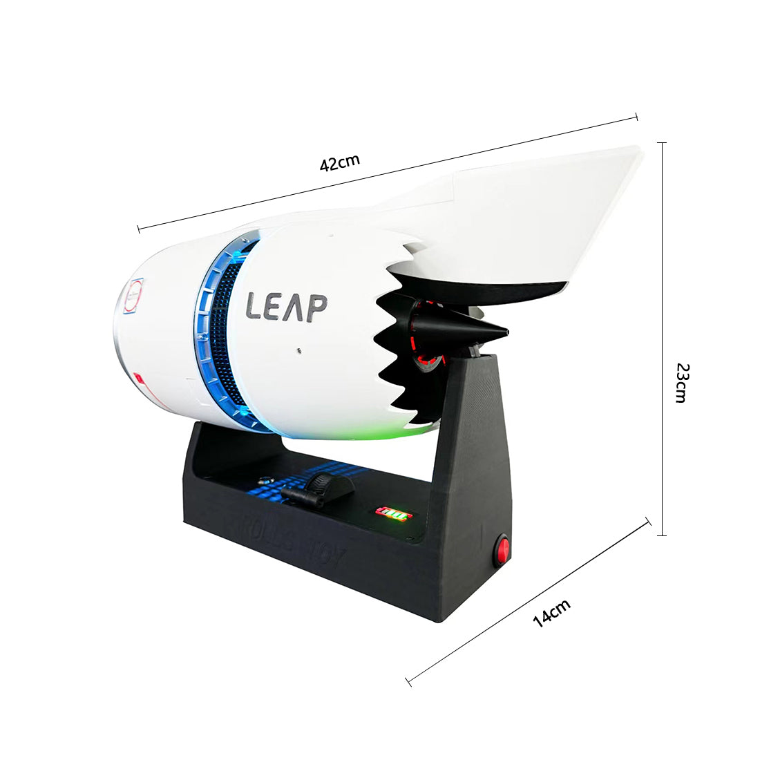 3D Printed Functional Nacelle Thrust Reverser Turbofan Engine Model-Build Your Own Turbofan Engine that Works