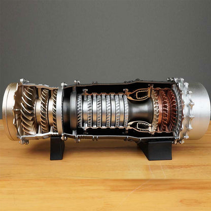 SKYMECH 1/20 Turbofan Engine Model Kit - Build Your Own Turbofan Engine that Works - WS-15 DIY Turbofan Frighter Engine 150+Pcs