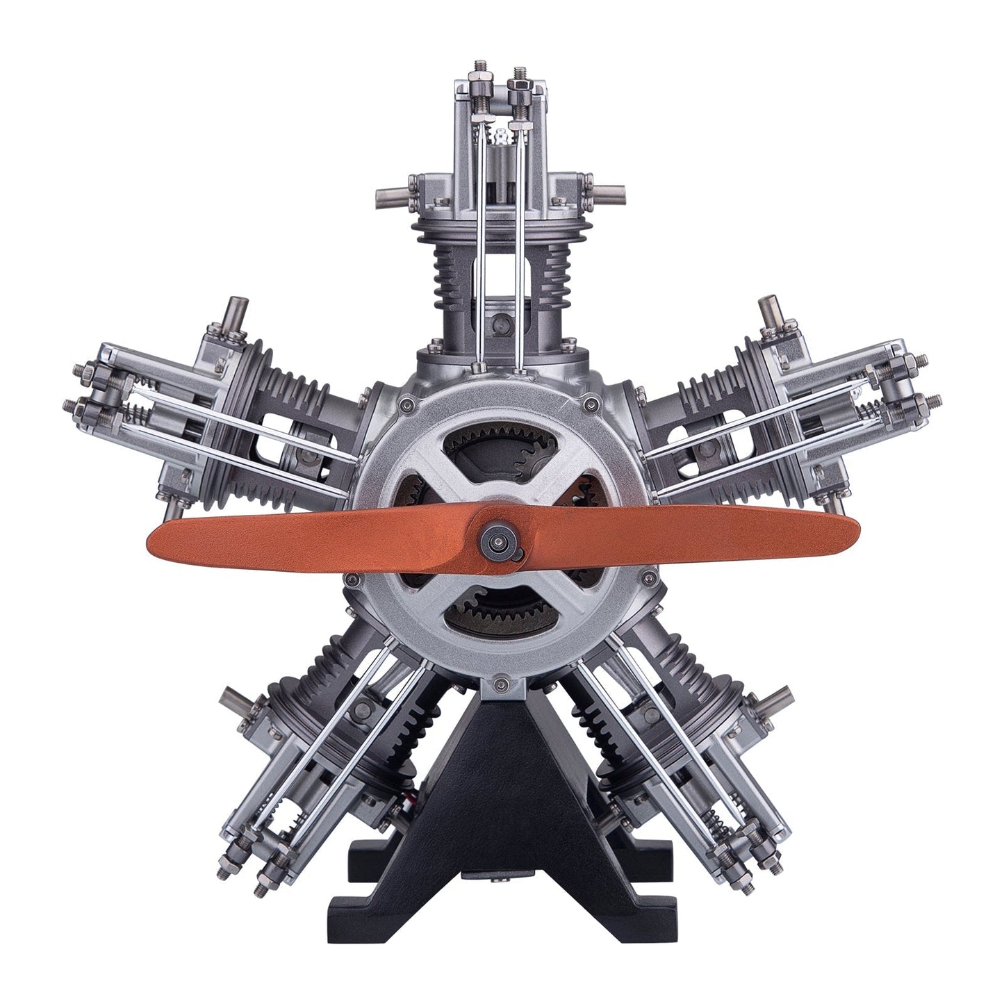 5 Cylinder Radial Engine Model Kit that Works - Build Your Own Radial Engine - TECHING 1: 6 Full Metal Radial Engine Model Kit 230+Pcs