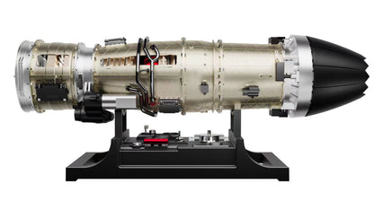 Turbofan Engine Model Kit that Works - Build Your Own Turbofan Engine - TECHING 1/10 Full Metal Electric Turbojet Engine Small Bypass Ratio Twin Rotor Aircraft Model DM135 600+Pcs