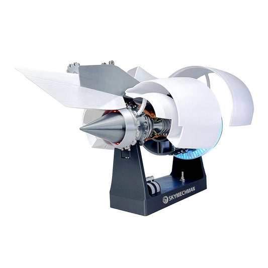 SKYMECHMAN 1/24 Scale A38X Turbofan Engine Model Kit - Build Your Own Turbofan Engine that Works