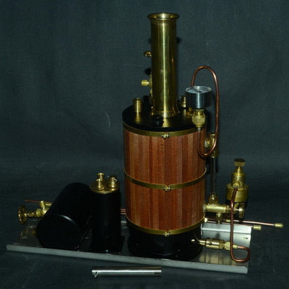 Vertical Boiler Steam Boiler Model for Steam Ship Engine Model - 230ml