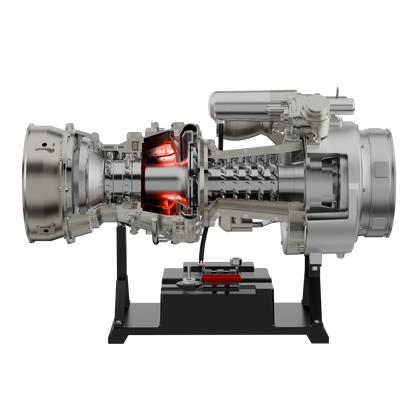 T700 Turboshaft Engine Model Kit that Works - Build Your Own Turboshaft Engine - TECHING 1/4 Metal Simulation Electric Military Helicopter Turboshaft Engine Model DM136