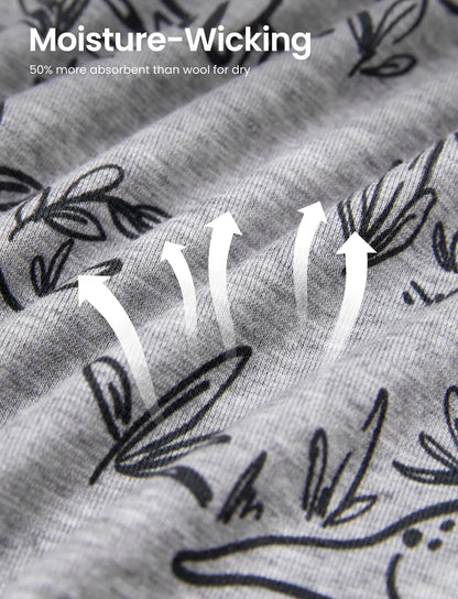 Toddler / Kids 2-piece Pajamas With Animal Print ( Snug-Fitting ) Grey