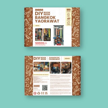 Bangkok Yaowarat Book Nook Kit | Christmas Holiday Exclusive