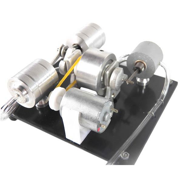 DIY Assembly Steam Engine Kit Model Science Experiment with Electric Generator