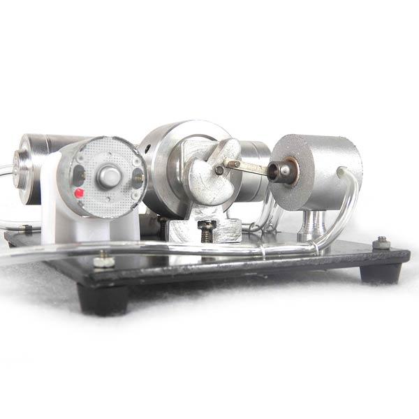DIY Assembly Steam Engine Kit Model Science Experiment with Electric Generator