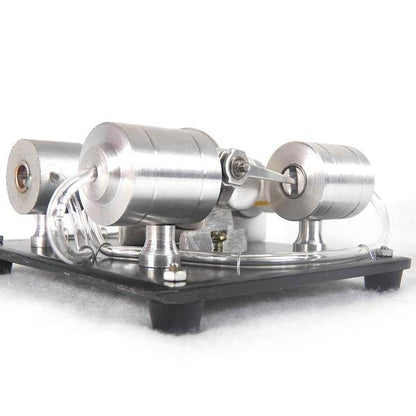 DIY Assembly Steam Engine Kit Model Science Experiment with Electric Generator