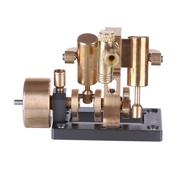 Mini Inline 2 Cylinder Steam Engine Model for 40cm Boat Model Gift Collection - Enginediy