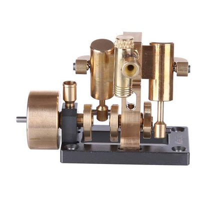Mini Inline 2 Cylinder Steam Engine Model for 40cm Boat Model Gift Collection - Enginediy