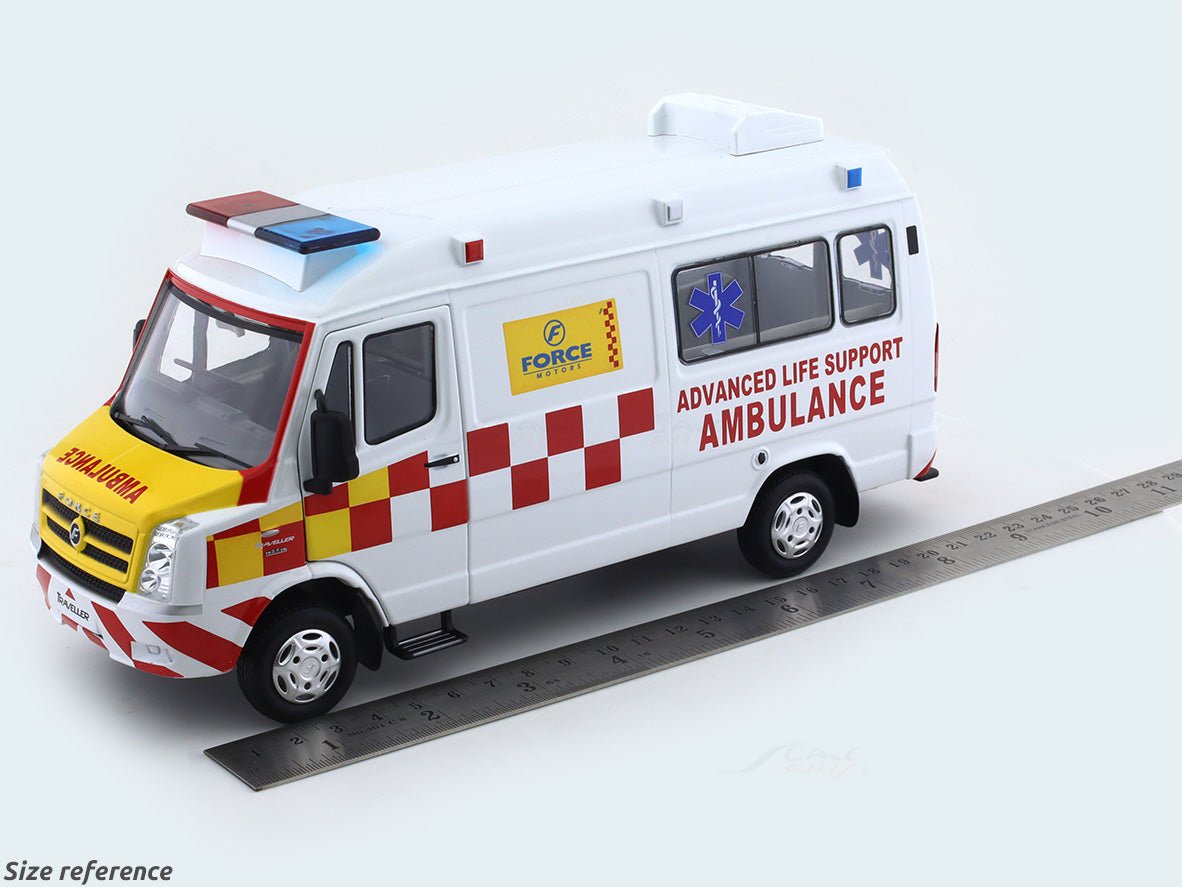 Force / Tempo Traveller Ambulance 1:24 Dealer Edition diecast Scale Model collectible