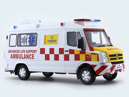 Force / Tempo Traveller Ambulance 1:24 Dealer Edition diecast Scale Model collectible