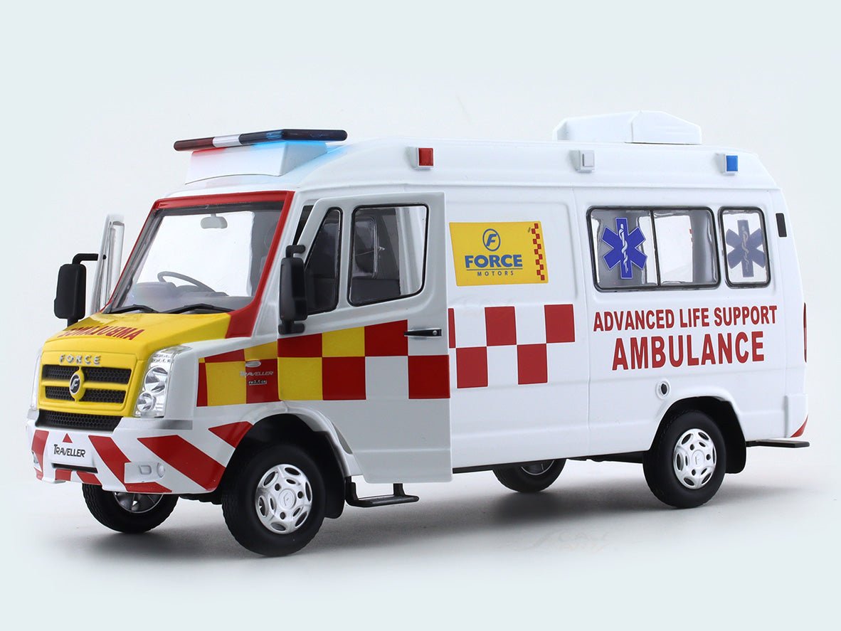 Force / Tempo Traveller Ambulance 1:24 Dealer Edition diecast Scale Model collectible