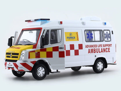 Force / Tempo Traveller Ambulance 1:24 Dealer Edition diecast Scale Model collectible