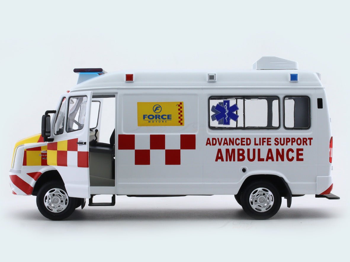 Force / Tempo Traveller Ambulance 1:24 Dealer Edition diecast Scale Model collectible