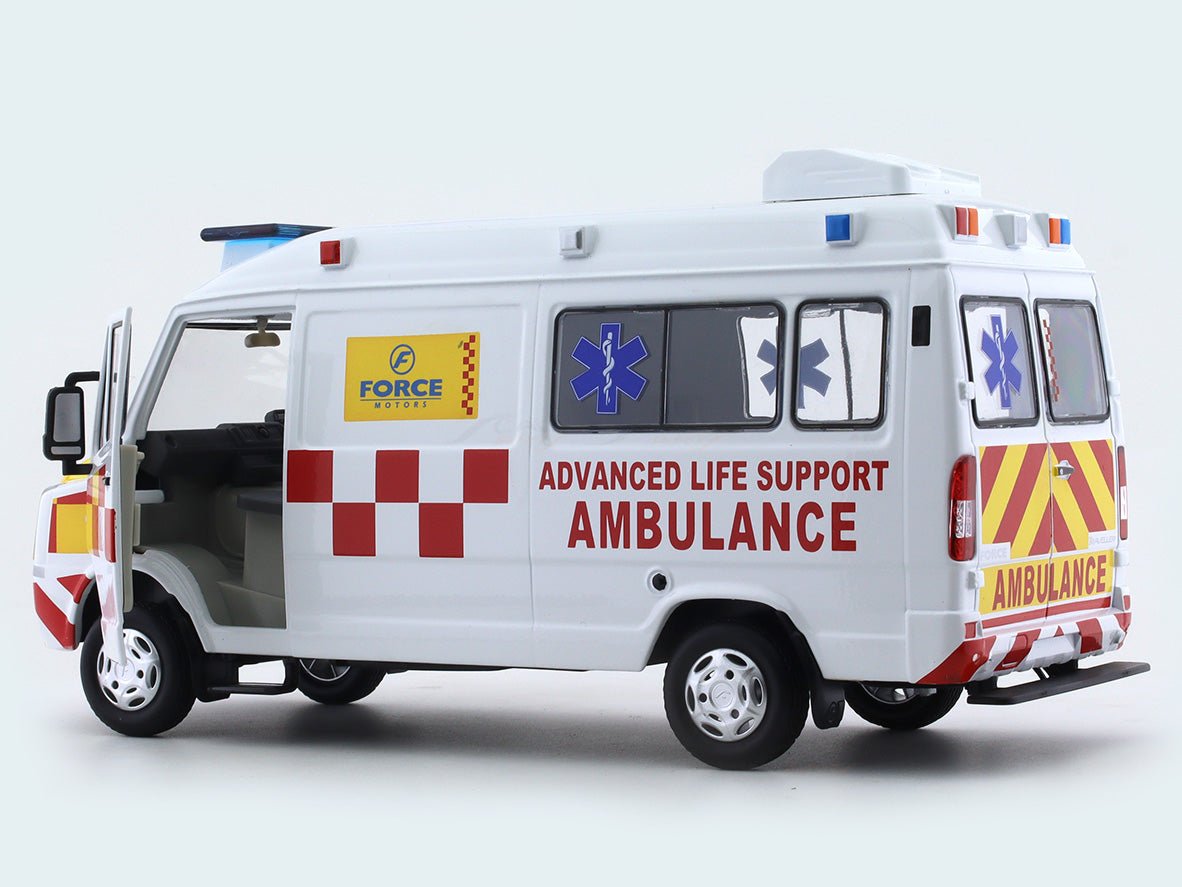Force / Tempo Traveller Ambulance 1:24 Dealer Edition diecast Scale Model collectible