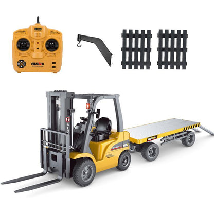 Huina 1576 RC Forklift + Flat Bed (2025 Model)