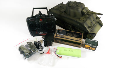 Heng Long 1:16 THE FURY Smoke & Sound 2.4Ghz M4A3 Sherman Radio Control RC Battle Tank Version 7