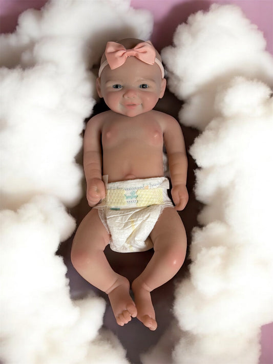 Aurora – Full Body Silicone Reborn Baby Doll | Realistic Newborn Girl