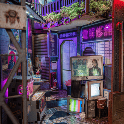 Kowloon Walled City 2049 Book Nook Kit