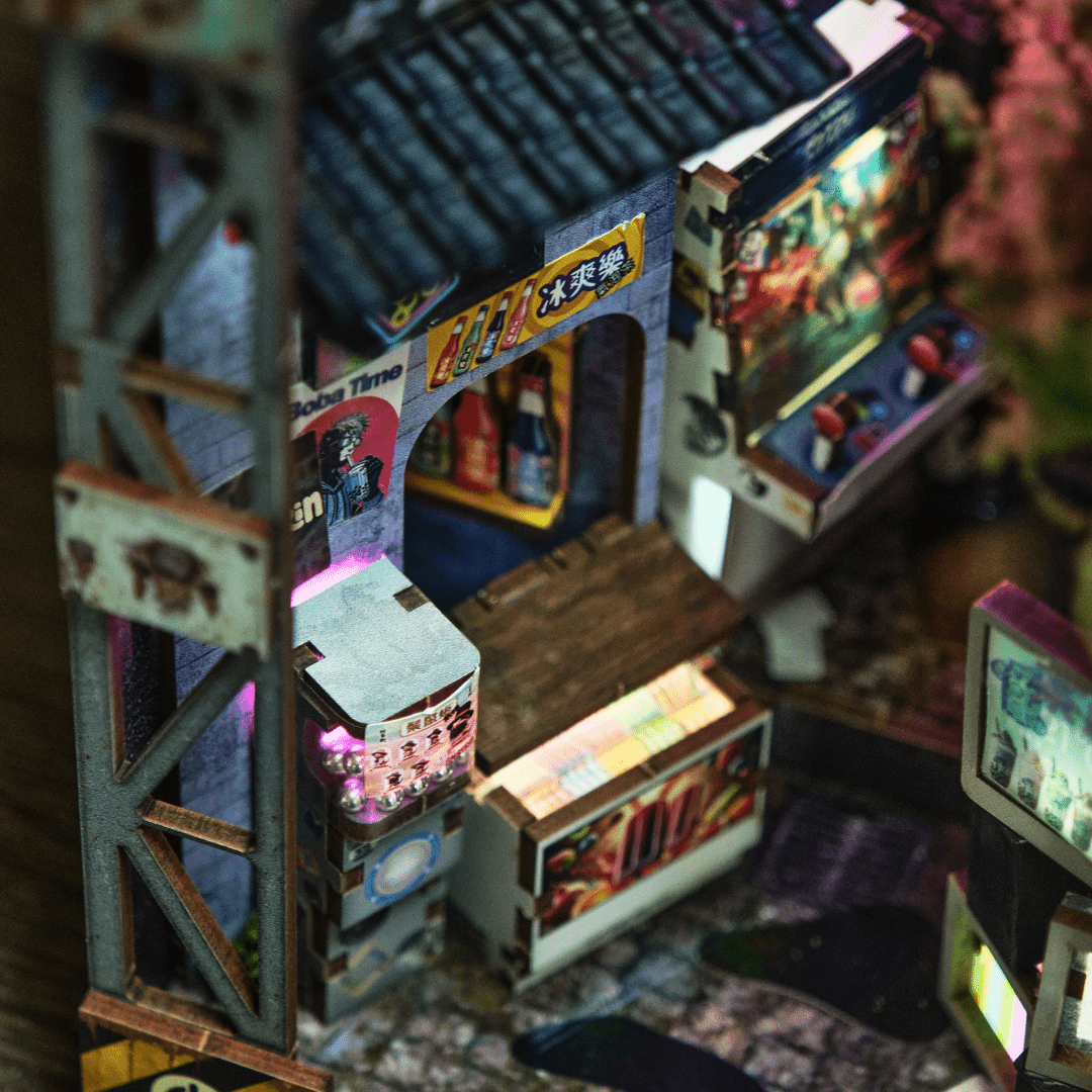 Kowloon Walled City 2049 Book Nook Kit