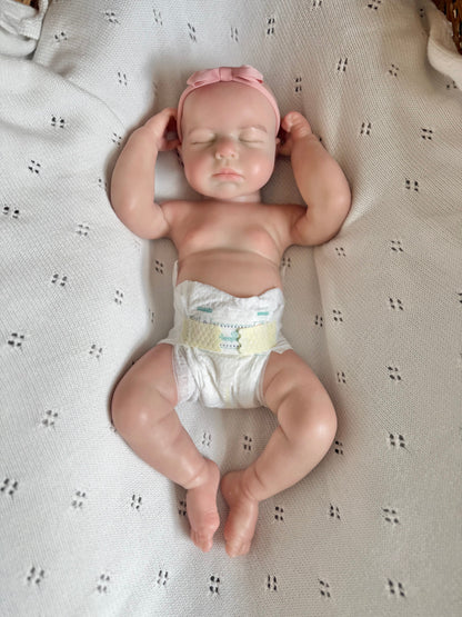 Layla – Full Body Silicone Reborn Baby Doll | Realistic Newborn Girl