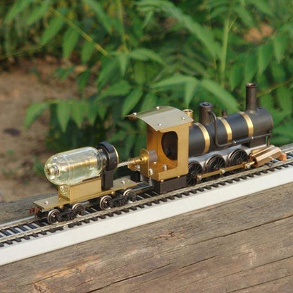 1:87 H0 Scale Live Steam Locomotive Model Train Engine with Steam Engine Boiler Fuel Tank
