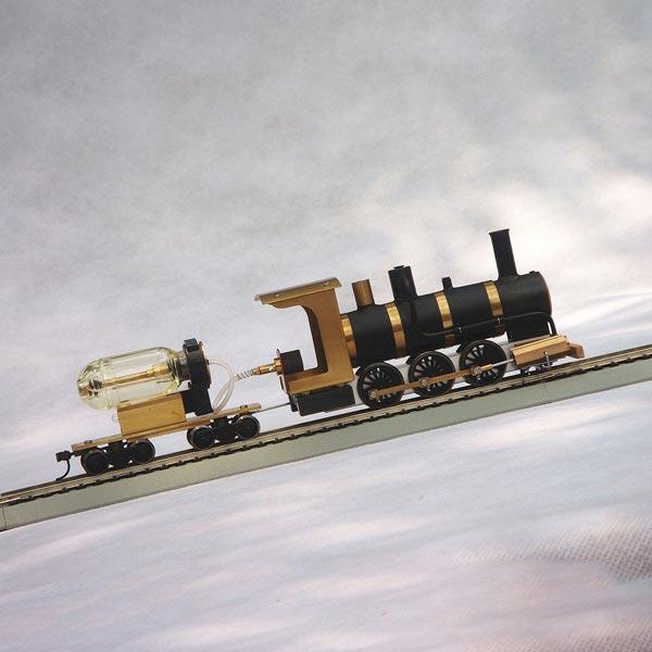 1:87 H0 Scale Live Steam Locomotive Model Train Engine with Steam Engine Boiler Fuel Tank