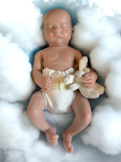 Logan – Full Body Silicone Reborn Baby Doll | Realistic Newborn Boy