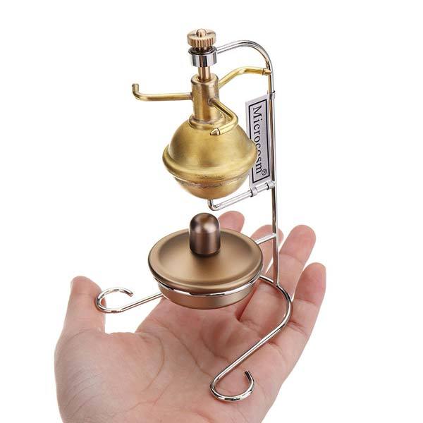 Aeolipile Mini Steam Engine Full Metal Hero's Engine Model Physics Toy - Enginediy