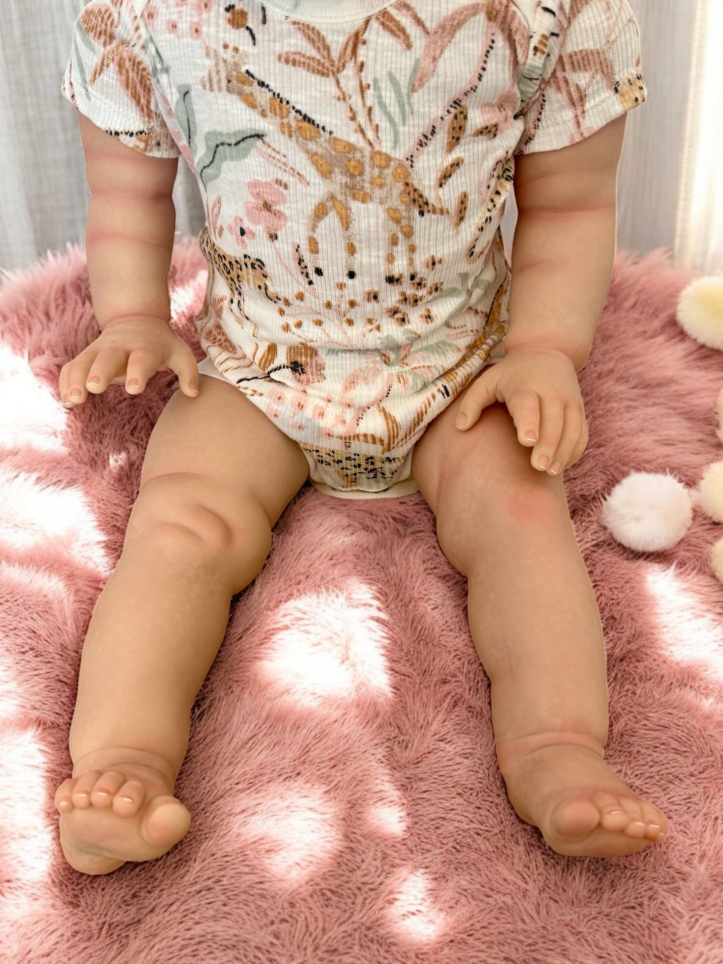 Posie – Open Eyed Standing Reborn Toddler Doll | Realistic Awake Girl – Crafted with Care in the UK