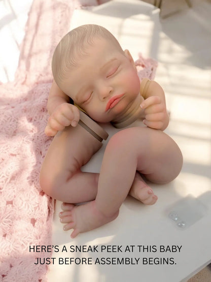 Rosie – Closed Eyed Reborn Baby Doll | Realistic Newborn Girl – Crafted with Care in the UK