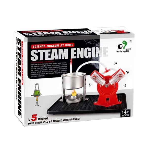 Steam Engine Model DIY Kit Children Steam Engine Experiment Model - Science Museum at Home