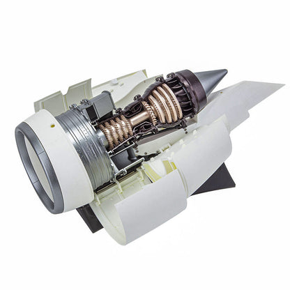 SKYMECH NTR-900 1/30 Turbofan Engine Model Kit - Build Your Own Turbofan Engine that Works - Working Jet Engine 150PCS