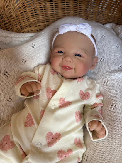 Violet – Open Eyed Reborn Baby Doll | Realistic Newborn Girl – Crafted with Care in the UK