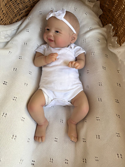 Violet – Open Eyed Reborn Baby Doll | Realistic Newborn Girl – Crafted with Care in the UK