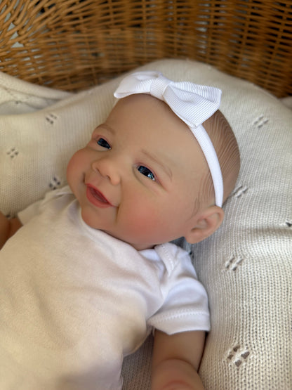 Violet – Open Eyed Reborn Baby Doll | Realistic Newborn Girl – Crafted with Care in the UK