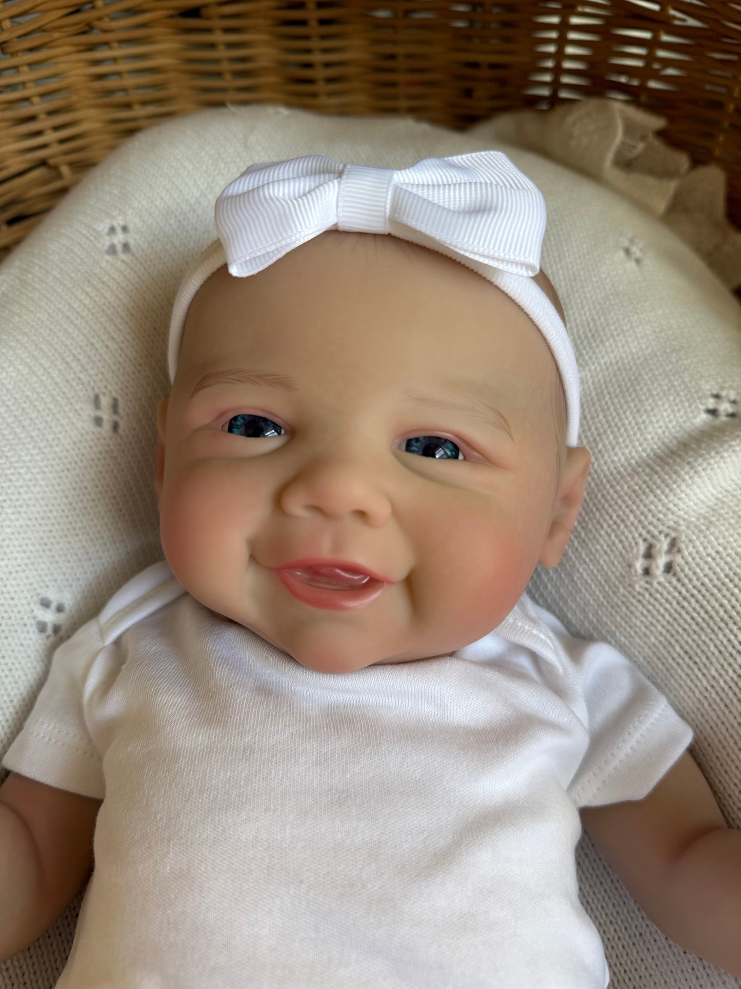 Violet – Open Eyed Reborn Baby Doll | Realistic Newborn Girl – Crafted with Care in the UK
