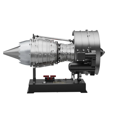Turbofan Engine Model Kit that Works - Build Your Own Turbofan Engine - TECHING 1/12 Full Metal Dual-Spool Turbofan Engine Model Kit 300+PCS