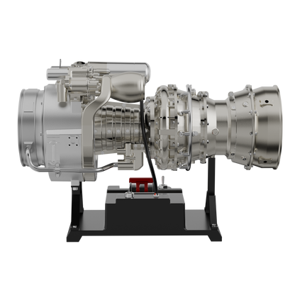 T700 Turboshaft Engine Model Kit that Works - Build Your Own Turboshaft Engine - TECHING 1/4 Metal Simulation Electric Military Helicopter Turboshaft Engine Model DM136