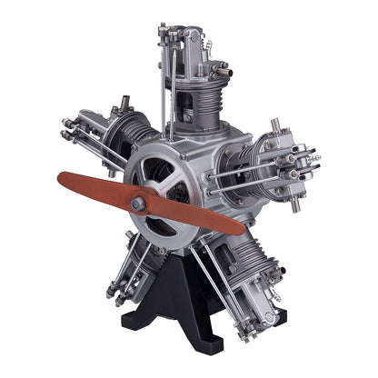 5 Cylinder Radial Engine Model Kit that Works - Build Your Own Radial Engine - TECHING 1: 6 Full Metal Radial Engine Model Kit 230+Pcs