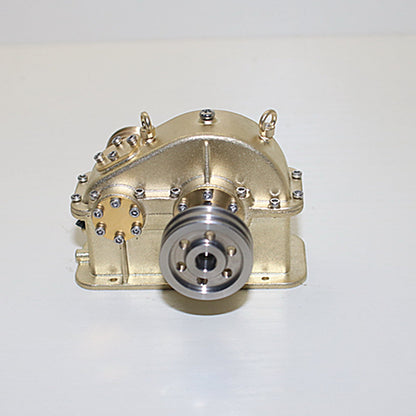 Mini Brass Gear Reducer for Steam Engine Internal Combustion Engine Model