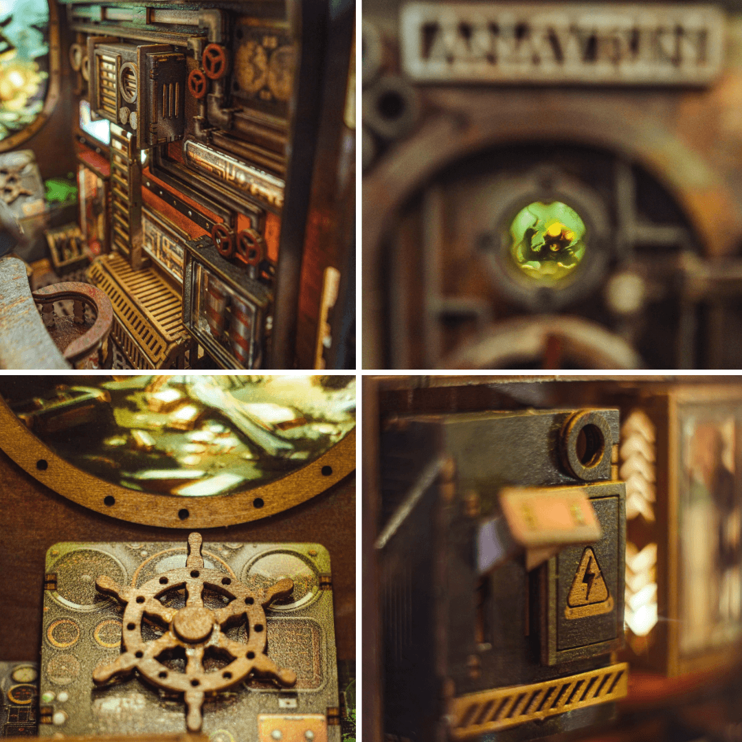 The Abandoned Submarine Book Nook Kit