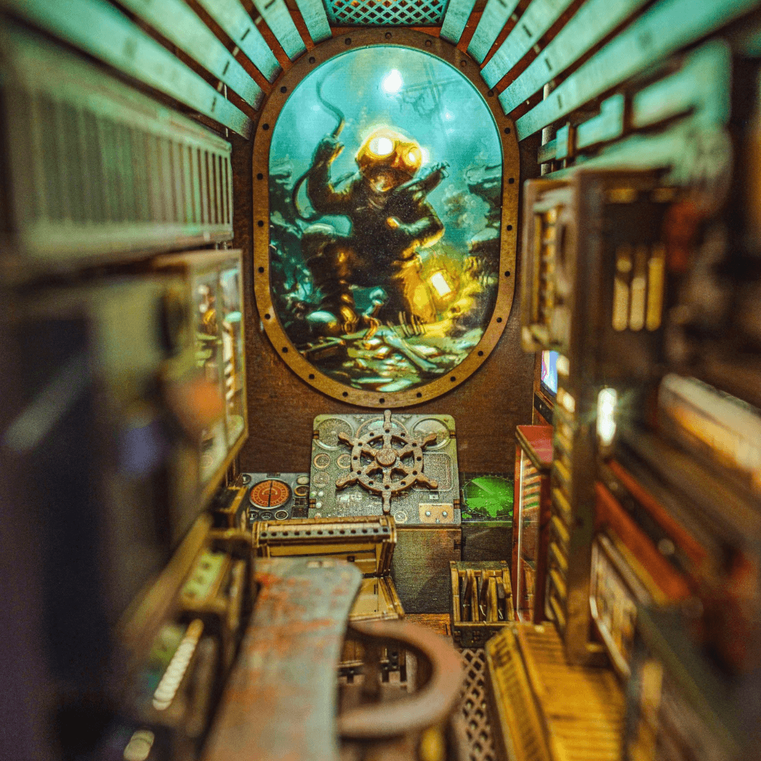 The Abandoned Submarine Book Nook Kit