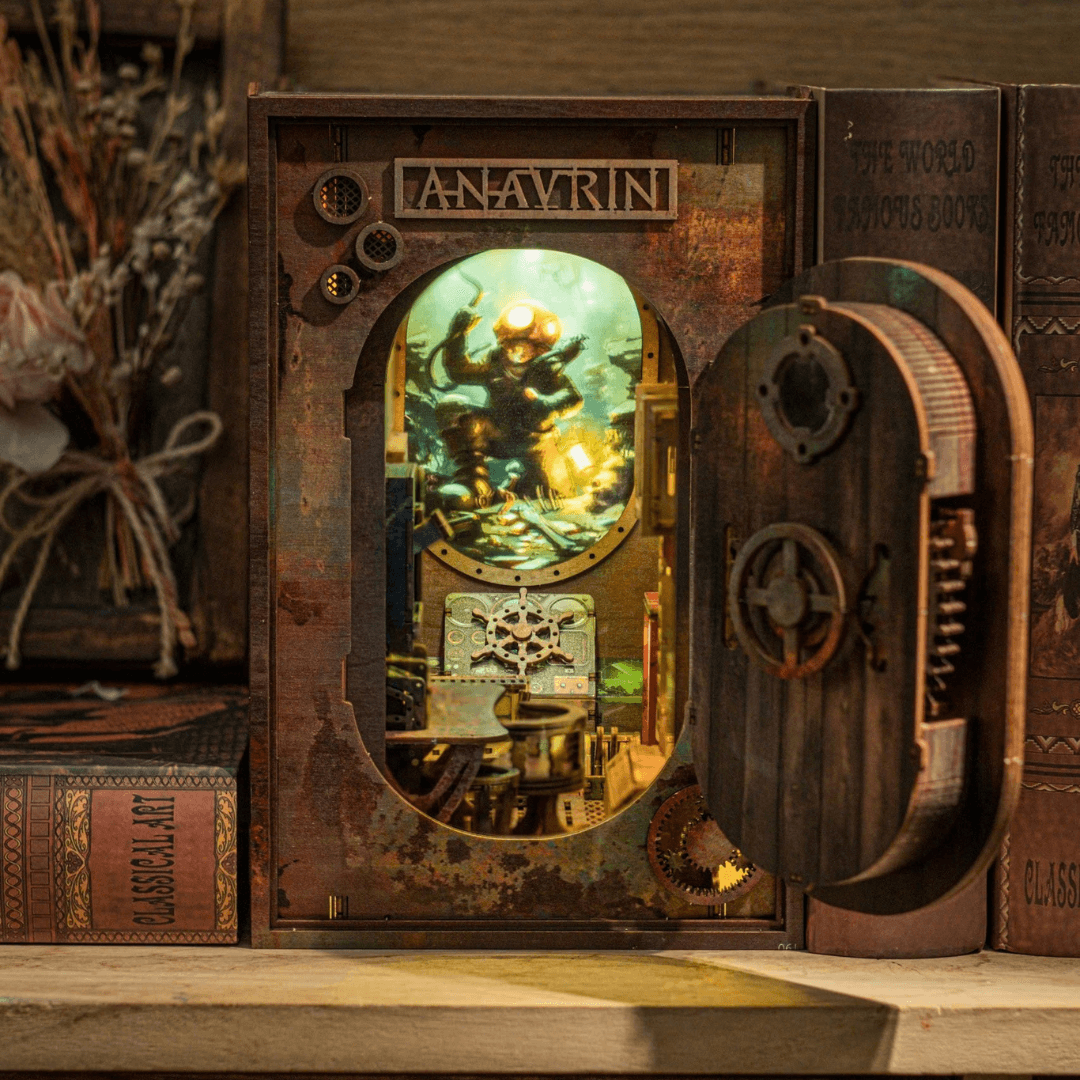 The Abandoned Submarine Book Nook Kit