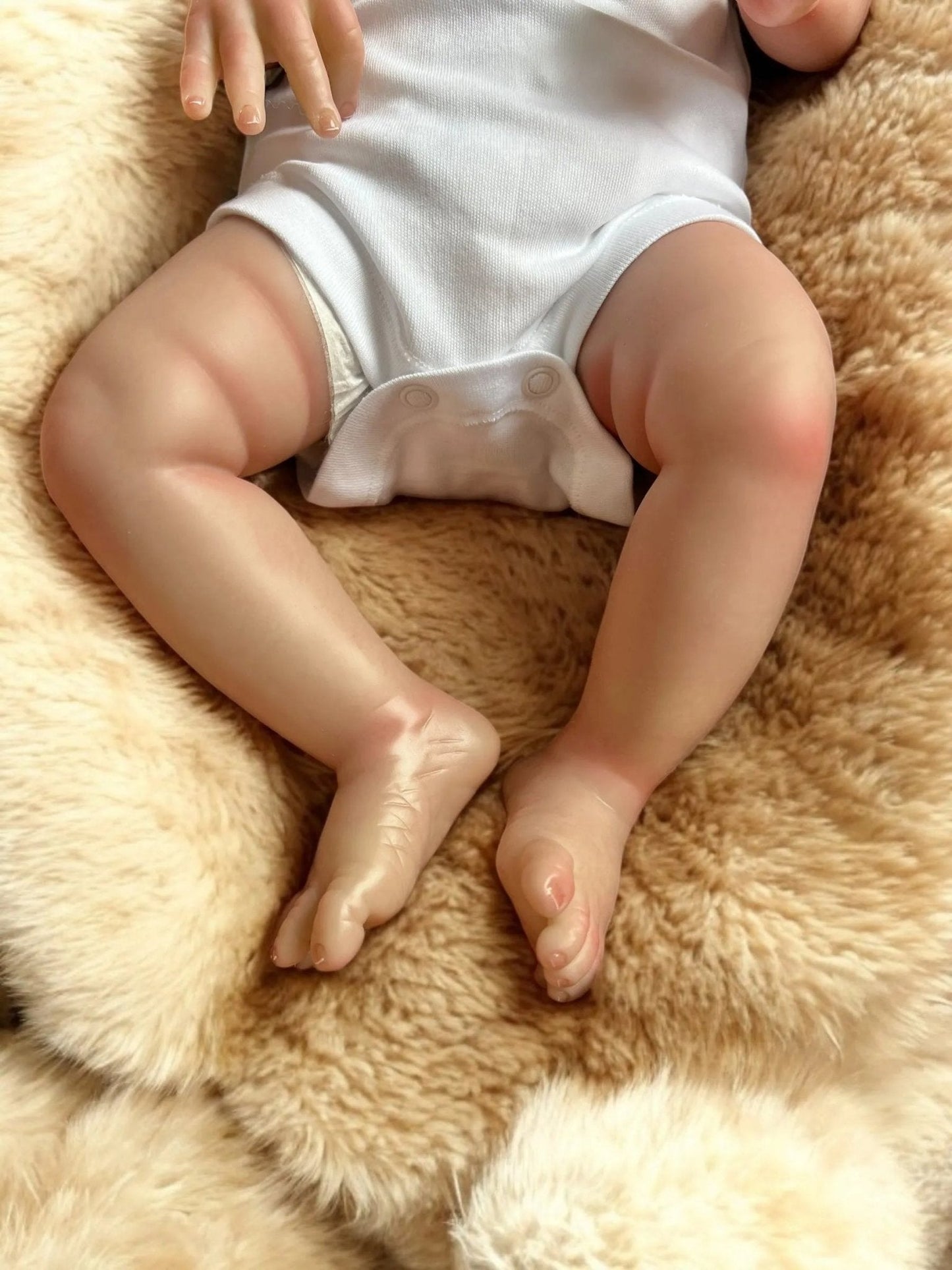 Asha – Closed Eyed Reborn Baby Doll | Realistic Newborn Girl – Crafted with Care in the UK