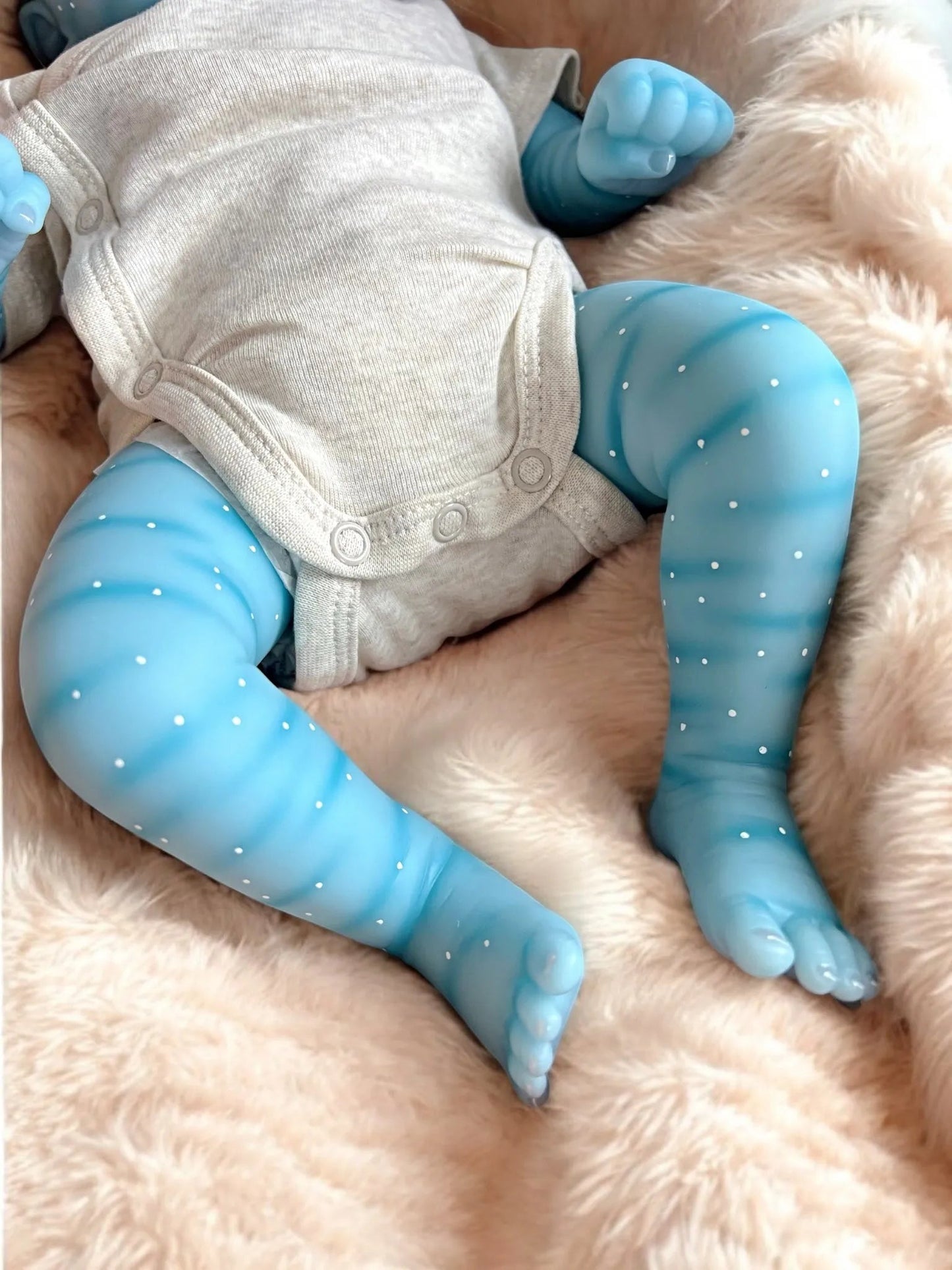 Kiri – Fantasy Open-Eyed Reborn Baby Doll | Avatar-Inspired Newborn Girl – Crafted with Care in the UK