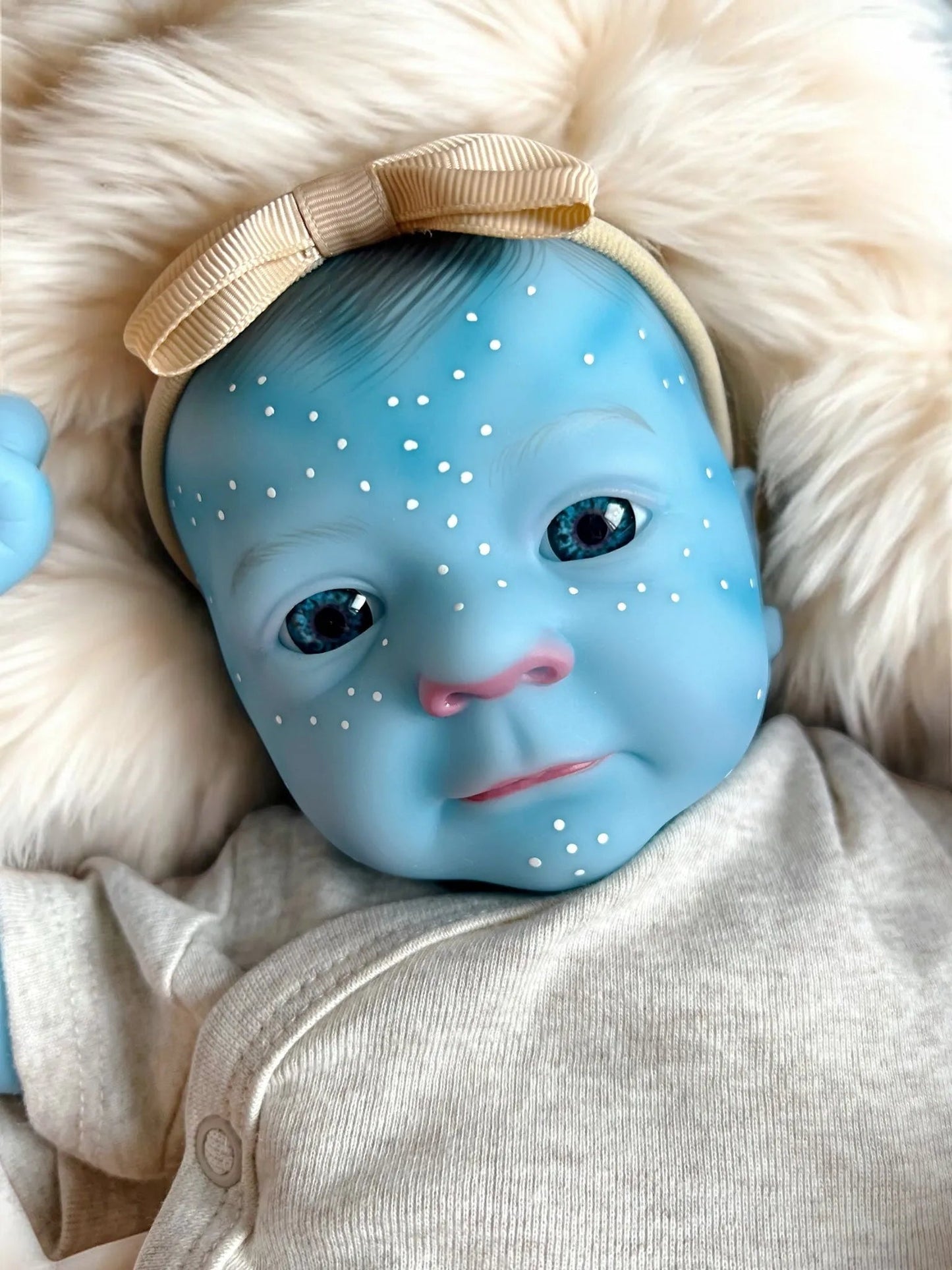 Kiri – Fantasy Open-Eyed Reborn Baby Doll | Avatar-Inspired Newborn Girl – Crafted with Care in the UK