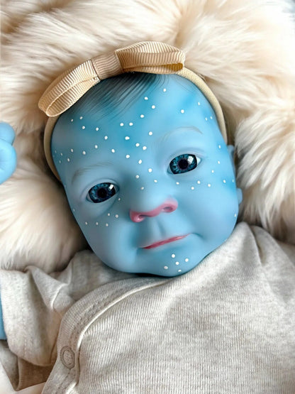 Kiri – Fantasy Open-Eyed Reborn Baby Doll | Avatar-Inspired Newborn Girl – Crafted with Care in the UK